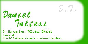 daniel toltesi business card