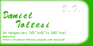 daniel toltesi business card